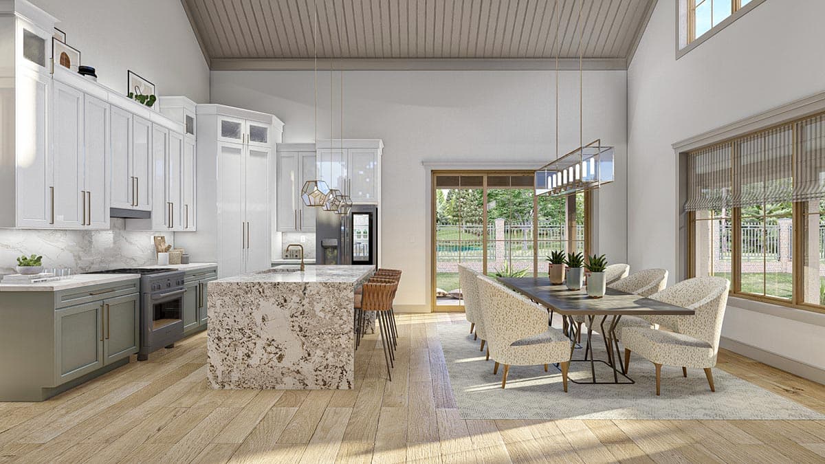 Plan 623113DJ: 1-Story Barndominium House Plan with Massive Wrap Around Porch - 2113 Sq Ft - Image #17 - Barndominium, Country, Southern