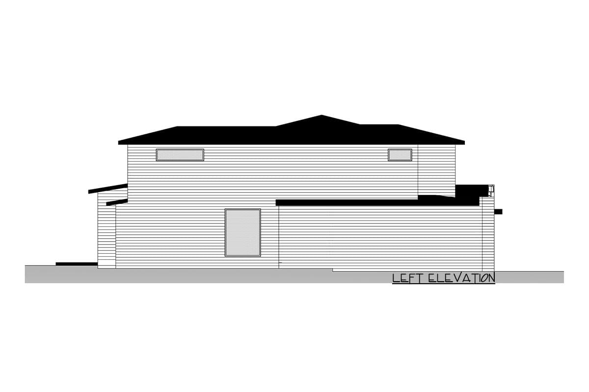 Plan 666174RAF: Mid-century Modern with 2-story Foyer and Great Room - Image #6 - Contemporary, Mid Century Modern, Modern, Northwest