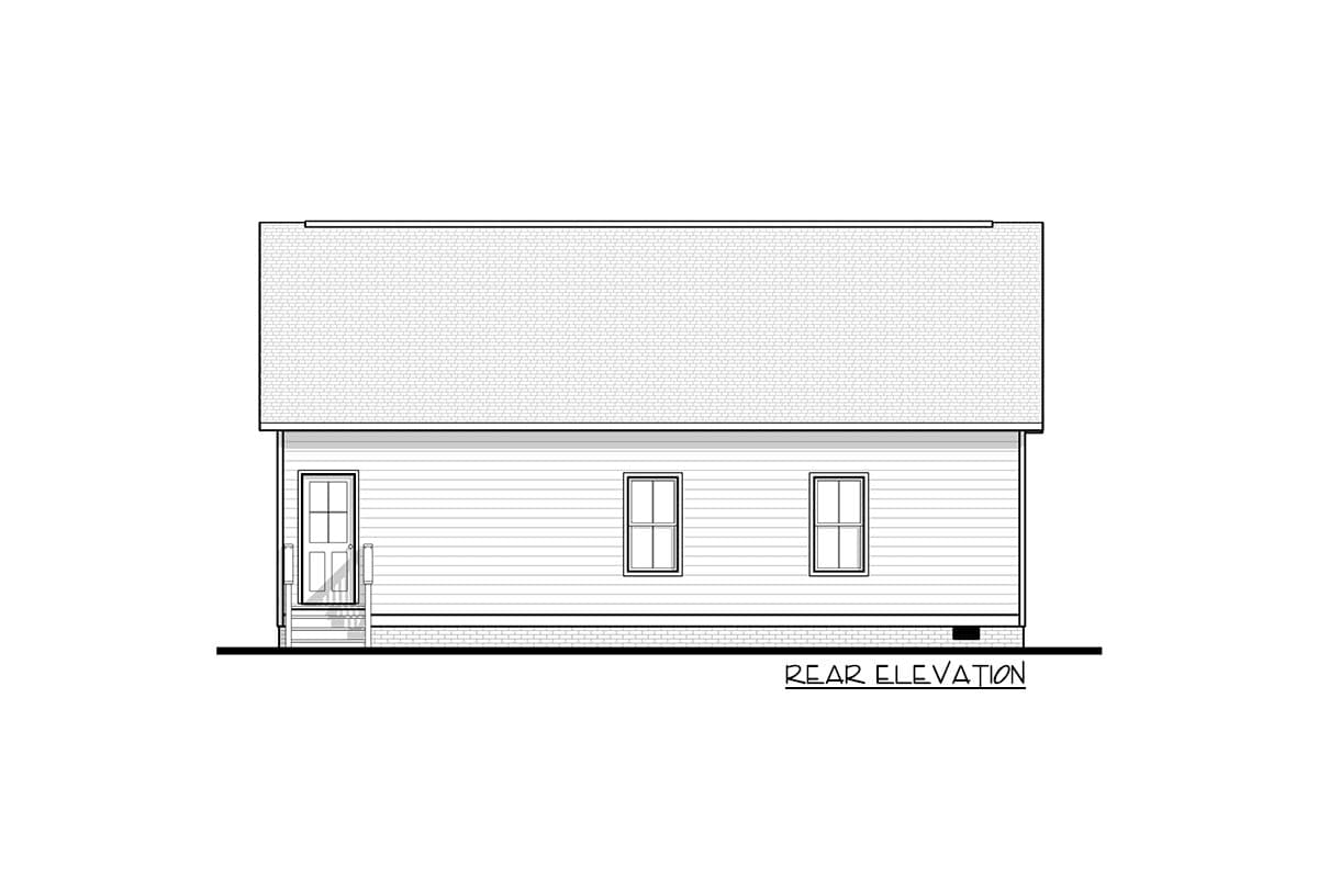 Plan 83621CRW: One-Level Cottage with Front Porch - 1656 Sq Ft - Image #5 - Cottage, New American, Ranch, Traditional