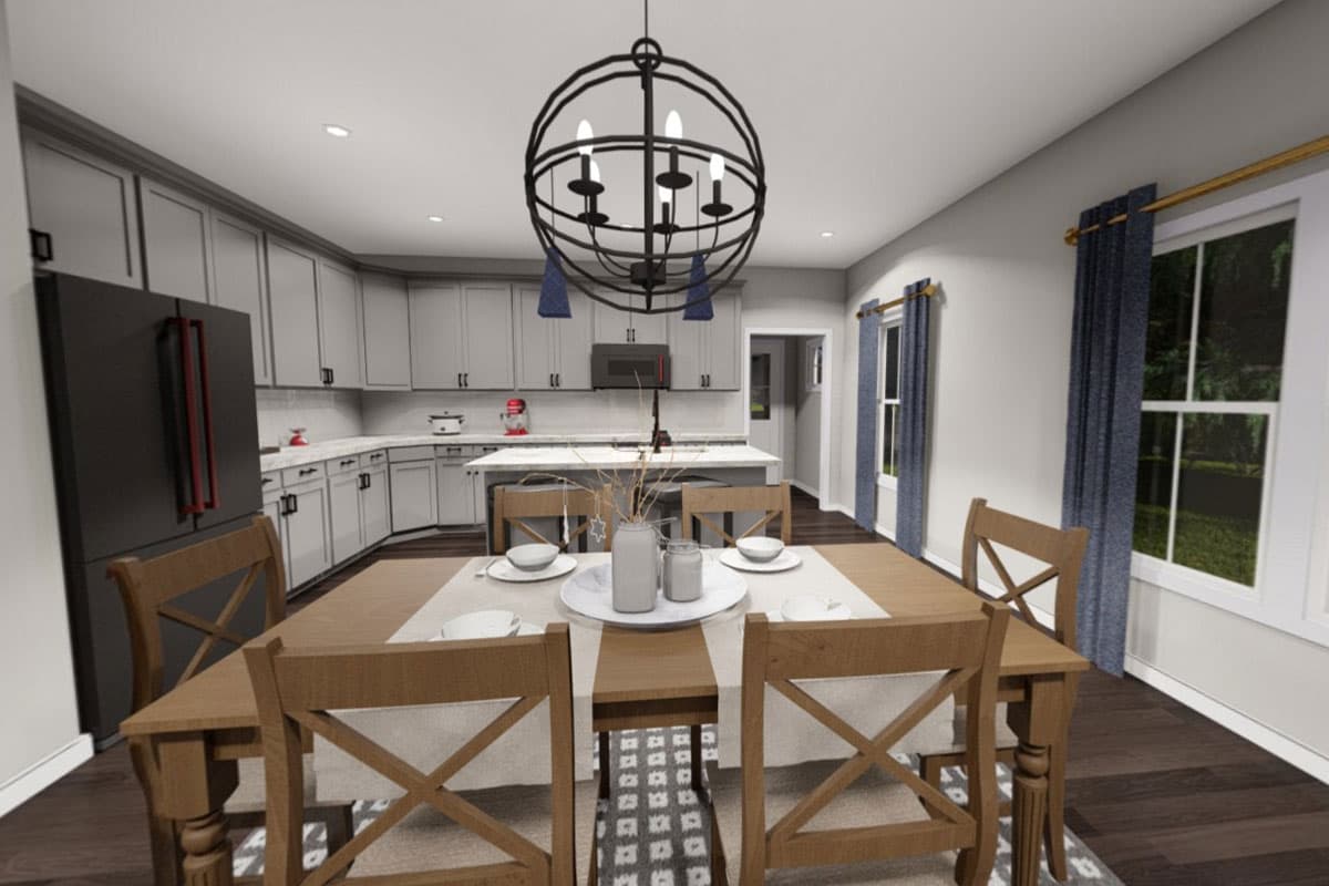 Plan 83621CRW: One-Level Cottage with Front Porch - 1656 Sq Ft - Virtual Tour Cover Image - Cottage, New American, Ranch, Traditional