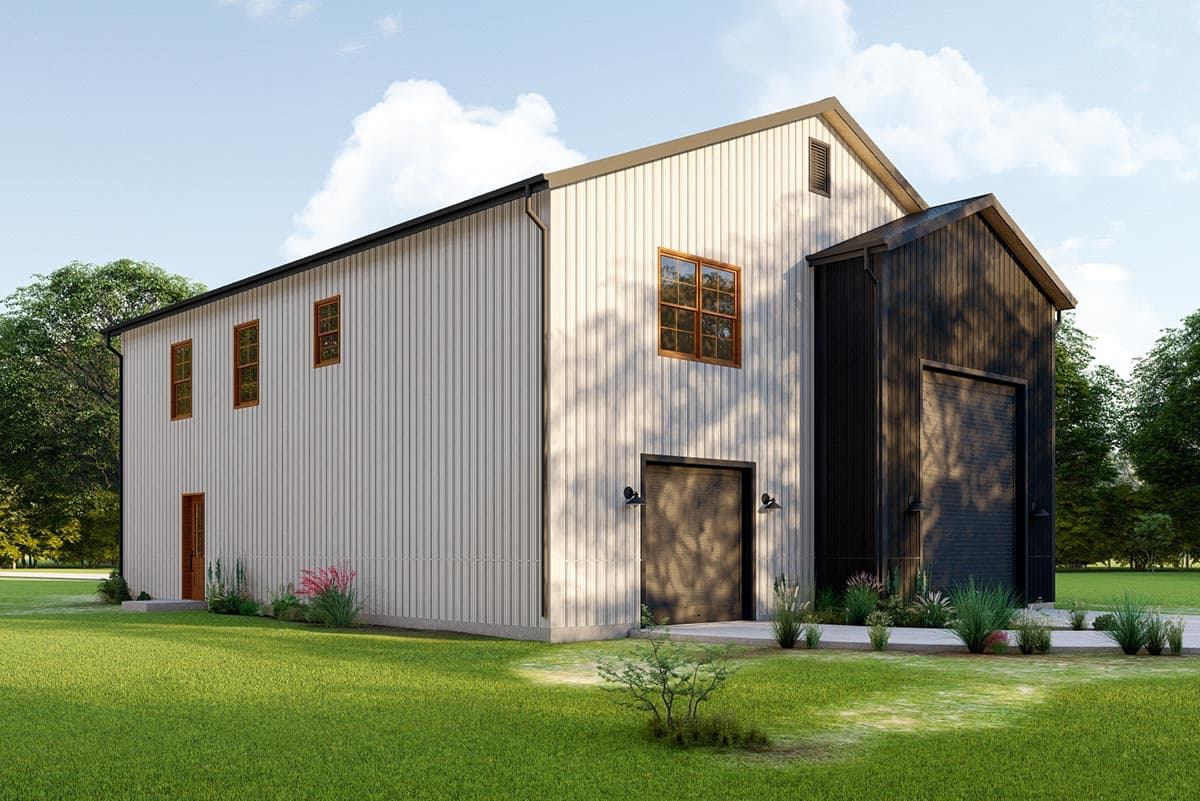 Plan 777014MTL: ADU with RV Garage with Modern Aesthetic - 1325 Sq Ft - Image #4 - Contemporary, Country, Rustic