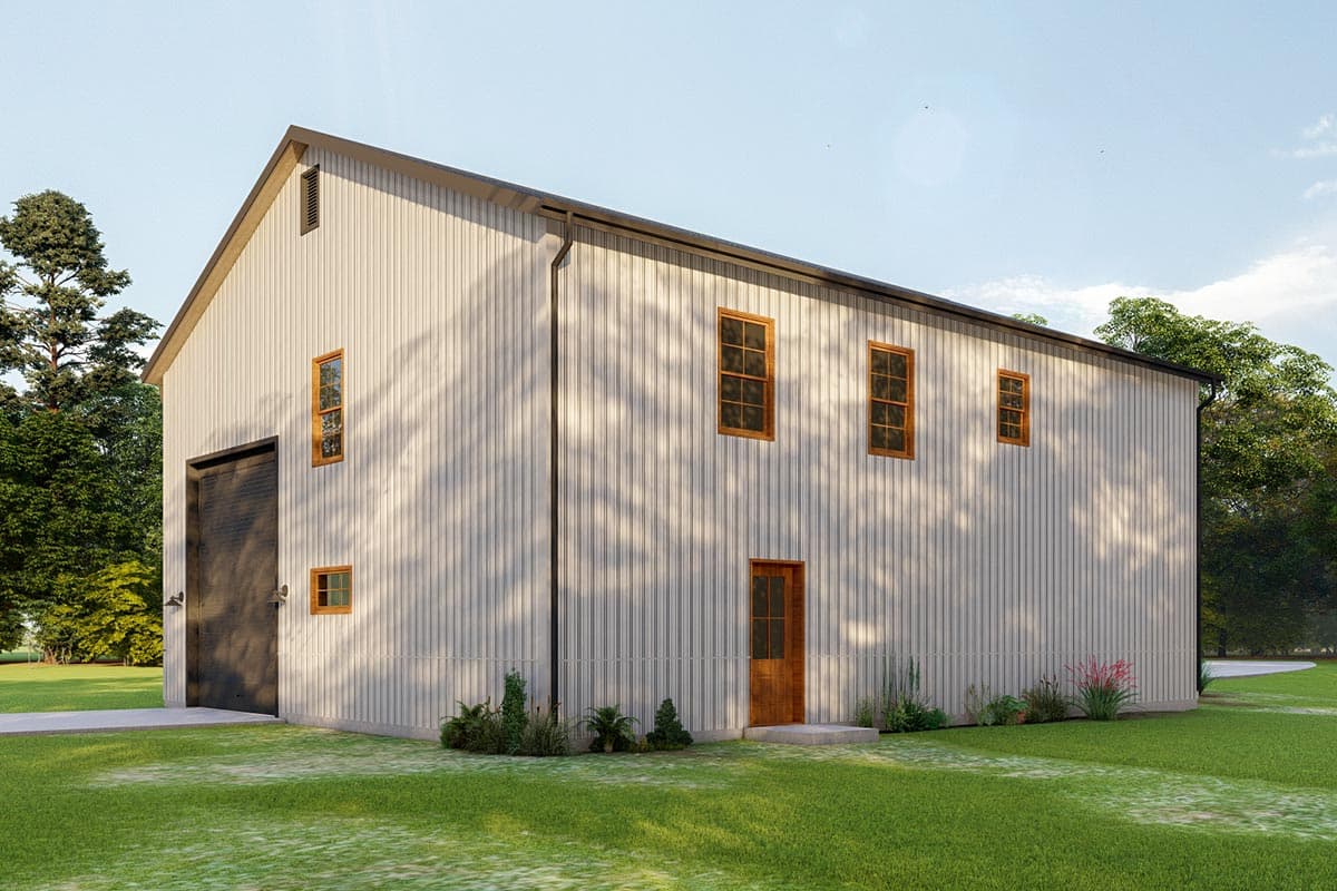 Plan 777014MTL: ADU with RV Garage with Modern Aesthetic - 1325 Sq Ft - Image #6 - Contemporary, Country, Rustic