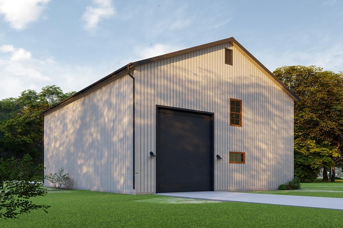 Plan 777014MTL: ADU with RV Garage with Modern Aesthetic - 1325 Sq Ft - Image #8 - Contemporary, Country, Rustic