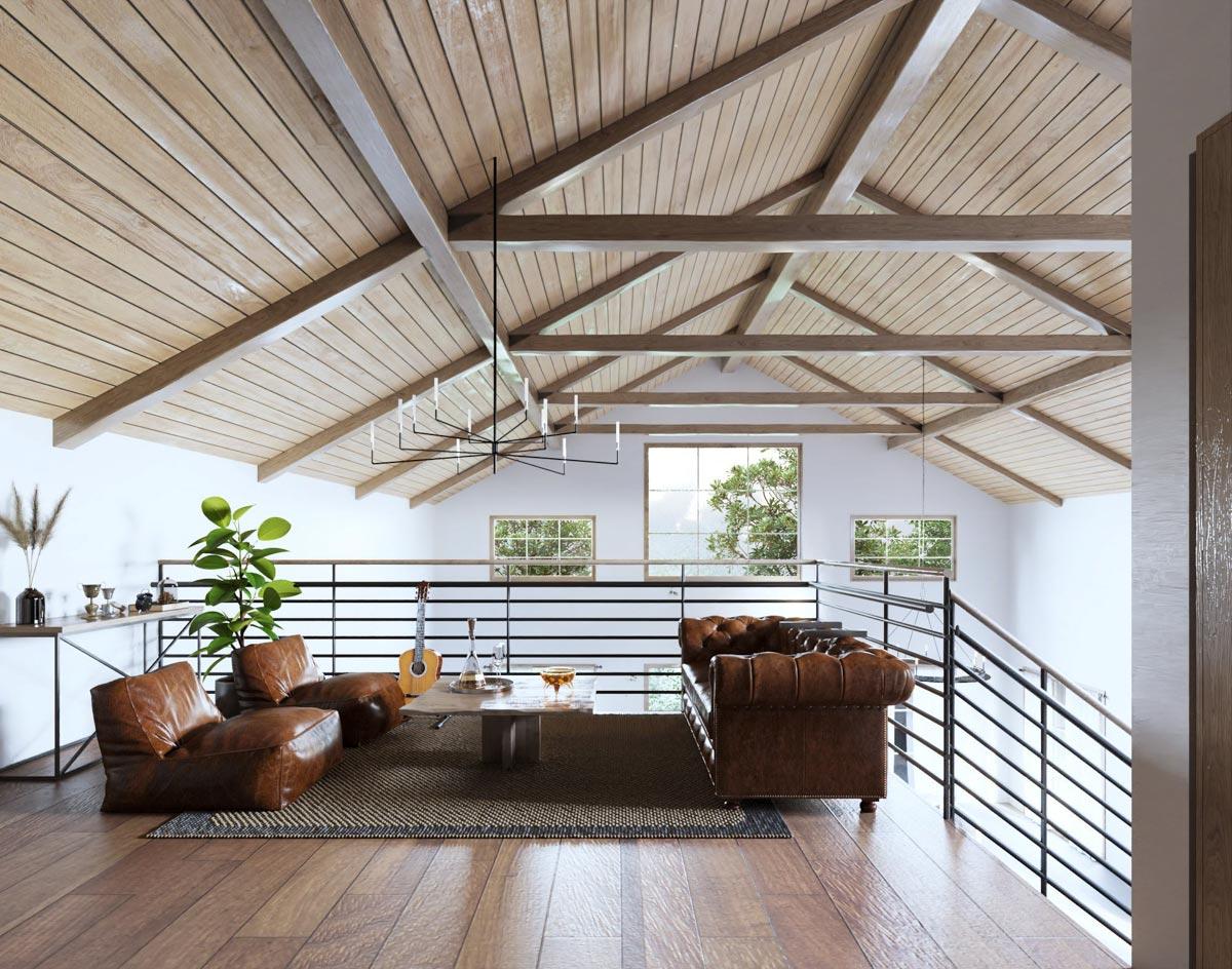 Plan 25773GE: Country Barndominium with 2-Story Great Room - 2178 Sq Ft - Image #7 - Barndominium, Country, Farmhouse, Modern Farmhouse, Rustic