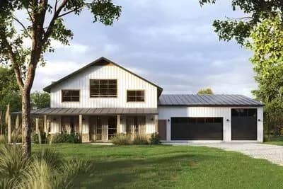Country Barndominium with 2-Story Great Room - 2178 Sq Ft