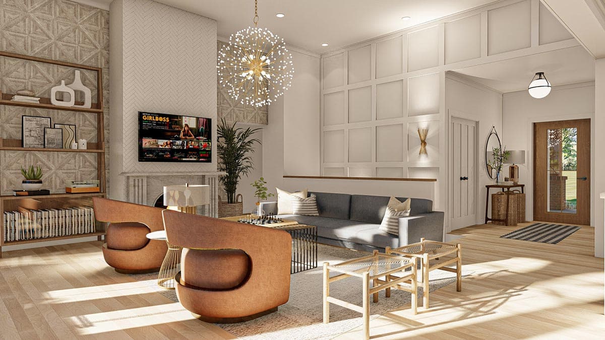 Plan 623115DJ: 1700 Sq Ft Modern Farmhouse Plan with 3 Bedrooms - Image #8 - Cottage, Country, Modern Farmhouse, New American, Ranch, Traditional