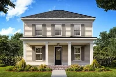 Exclusive 3-Bed Home Plan with Great Symmetry and a Rear 2-Car Garage