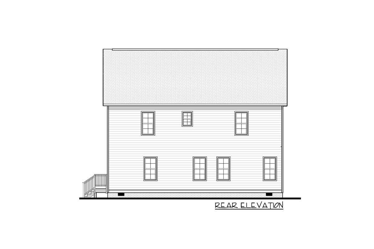 Plan 83623CRW: 5-Bed Modern Farmhouse Plan with Walk-In Closets for Everyone - 3312 Sq Ft - Image #5 - Cottage, Country, Farmhouse, Modern Farmhouse, New American, Traditional