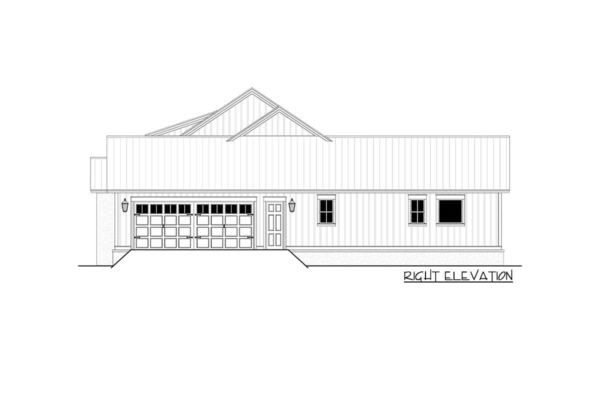 Plan 51916HZ: One-Story Modern Farmhouse Plan Under 3000 Sq Ft with 4 Bedrooms  - Image #6 - Country, Farmhouse, Modern Farmhouse, New American, Ranch
