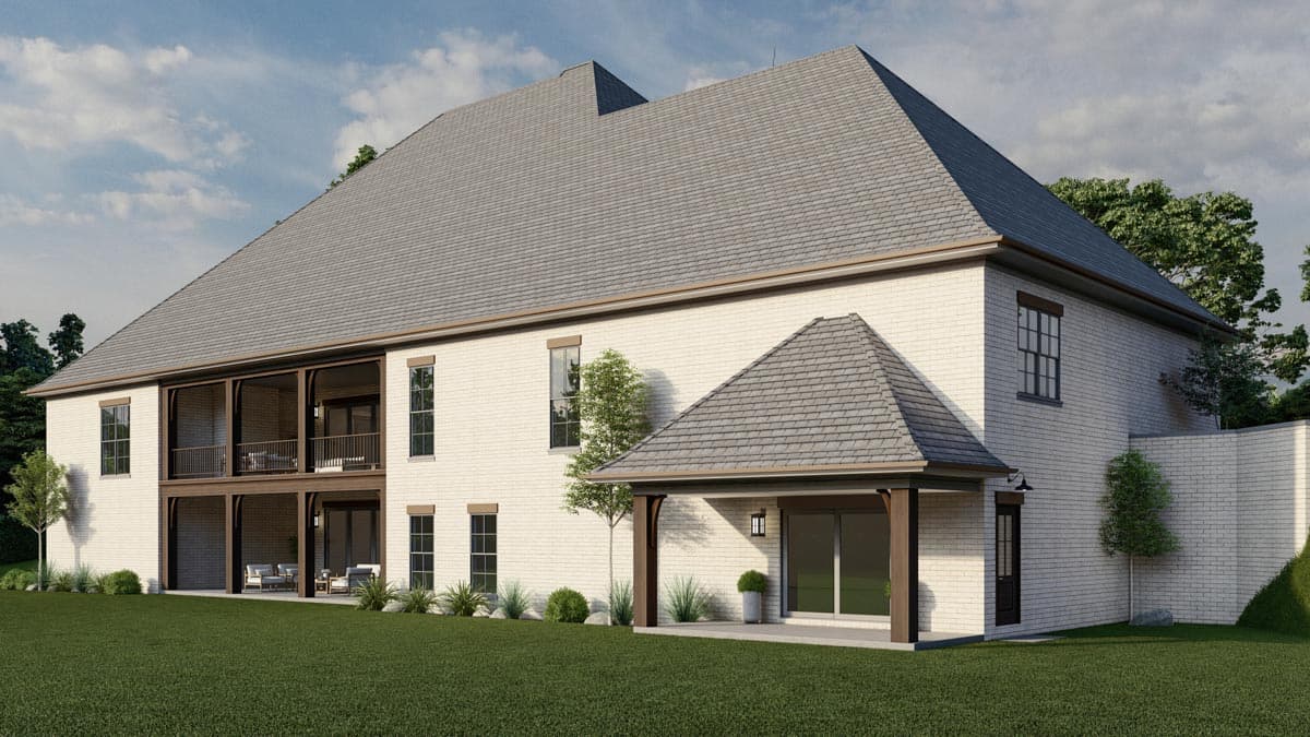Plan 70779MK: Up to 7-Bed Luxury French Country House Plan with Private In-Law Apartment - Image #4 - European, French Country, Southern, Southern Traditional, Traditional