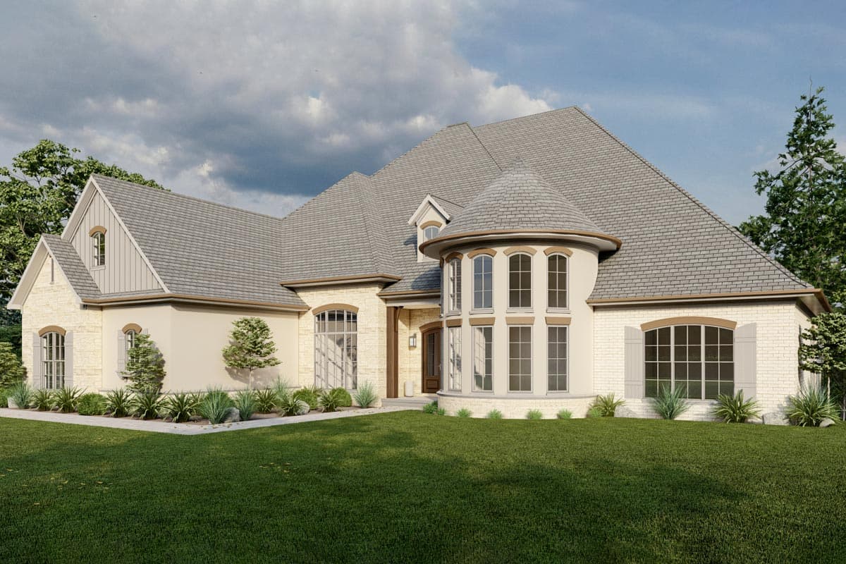 Plan 70779MK: Up to 7-Bed Luxury French Country House Plan with Private In-Law Apartment - Image #10 - European, French Country, Southern, Southern Traditional, Traditional