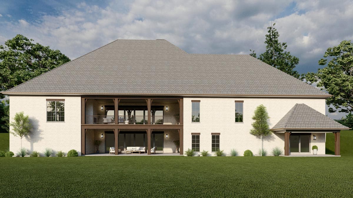 Plan 70779MK: Up to 7-Bed Luxury French Country House Plan with Private In-Law Apartment - Image #5 - European, French Country, Southern, Southern Traditional, Traditional