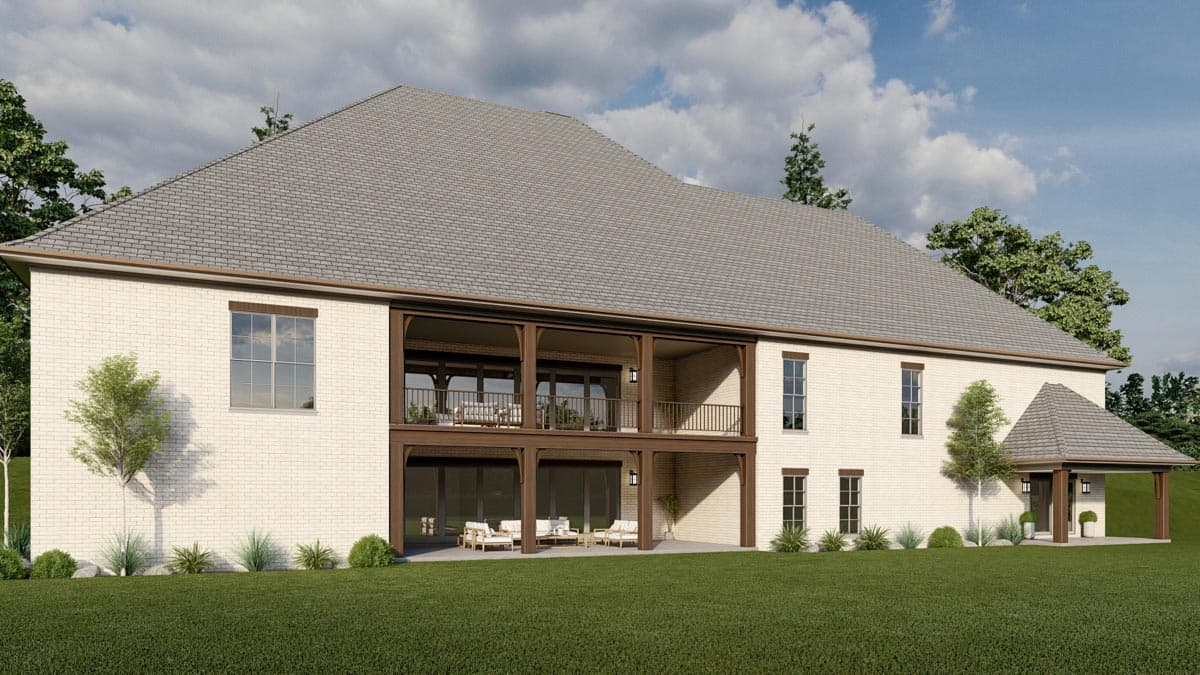 Plan 70779MK: Up to 7-Bed Luxury French Country House Plan with Private In-Law Apartment - Image #6 - European, French Country, Southern, Southern Traditional, Traditional