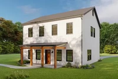 2364 Square Foot Contemporary Country Home Plan