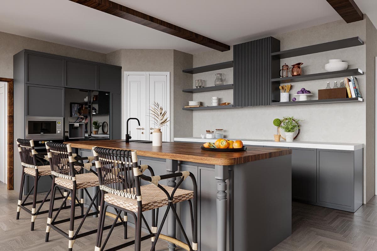 Plan 25776GE: New American House Plan with Lake Room Options - 2484 Sq Ft - Image #8 - Craftsman, New American, Ranch, Rustic