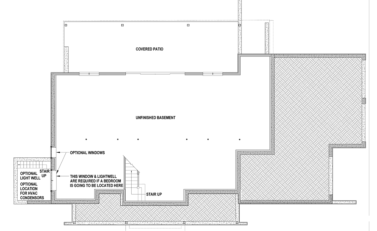 Plan 654016KNA: Option-Filled New American House Plan Under 2600 Square Feet - Floor Plan - Walkout Foundation - Country, Craftsman, Farmhouse, Modern Farmhouse, New American