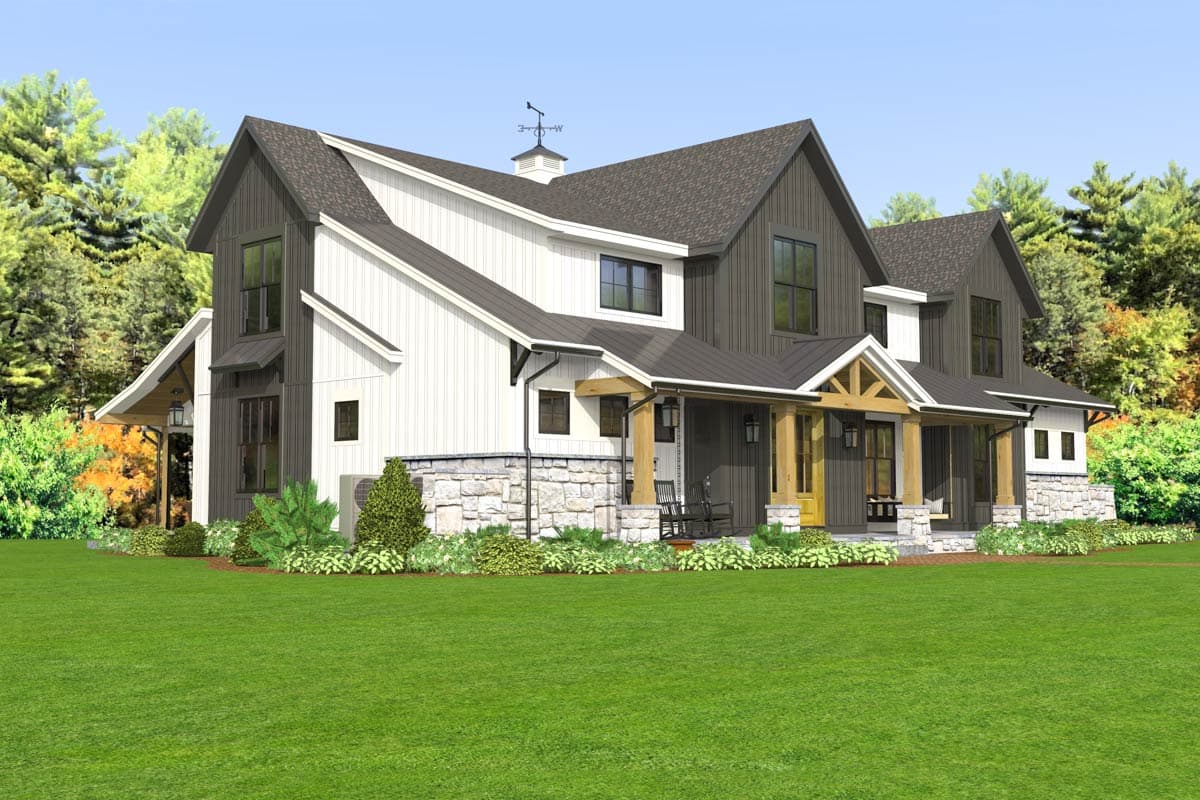 Plan 654016KNA: Option-Filled New American House Plan Under 2600 Square Feet - Image #13 - Country, Craftsman, Farmhouse, Modern Farmhouse, New American