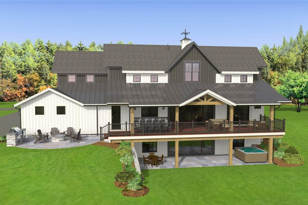 Plan 654016KNA: Option-Filled New American House Plan Under 2600 Square Feet - Image #16 - Country, Craftsman, Farmhouse, Modern Farmhouse, New American