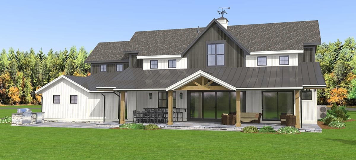Plan 654016KNA: Option-Filled New American House Plan Under 2600 Square Feet - Image #5 - Country, Craftsman, Farmhouse, Modern Farmhouse, New American