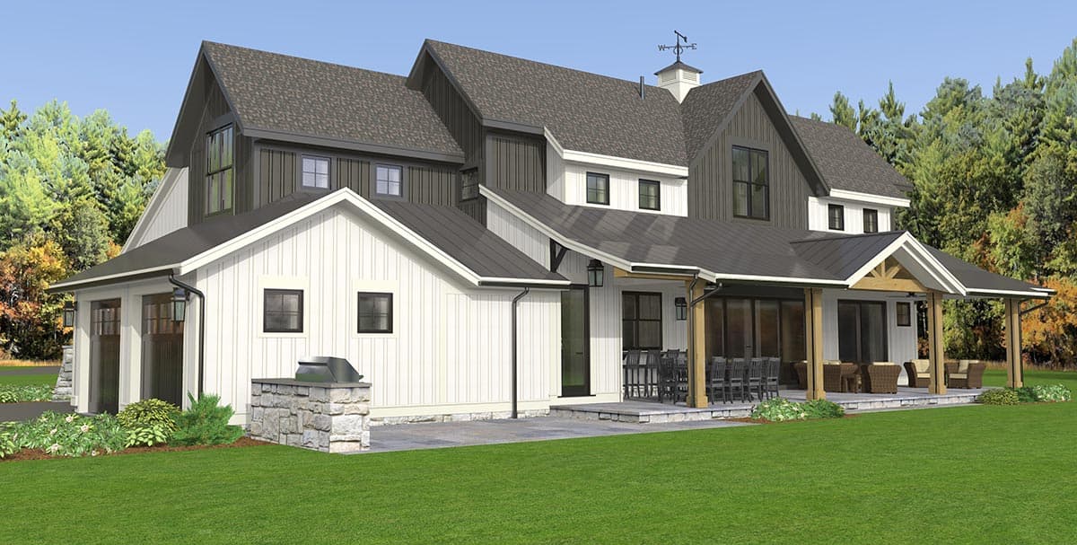 Plan 654016KNA: Option-Filled New American House Plan Under 2600 Square Feet - Image #7 - Country, Craftsman, Farmhouse, Modern Farmhouse, New American