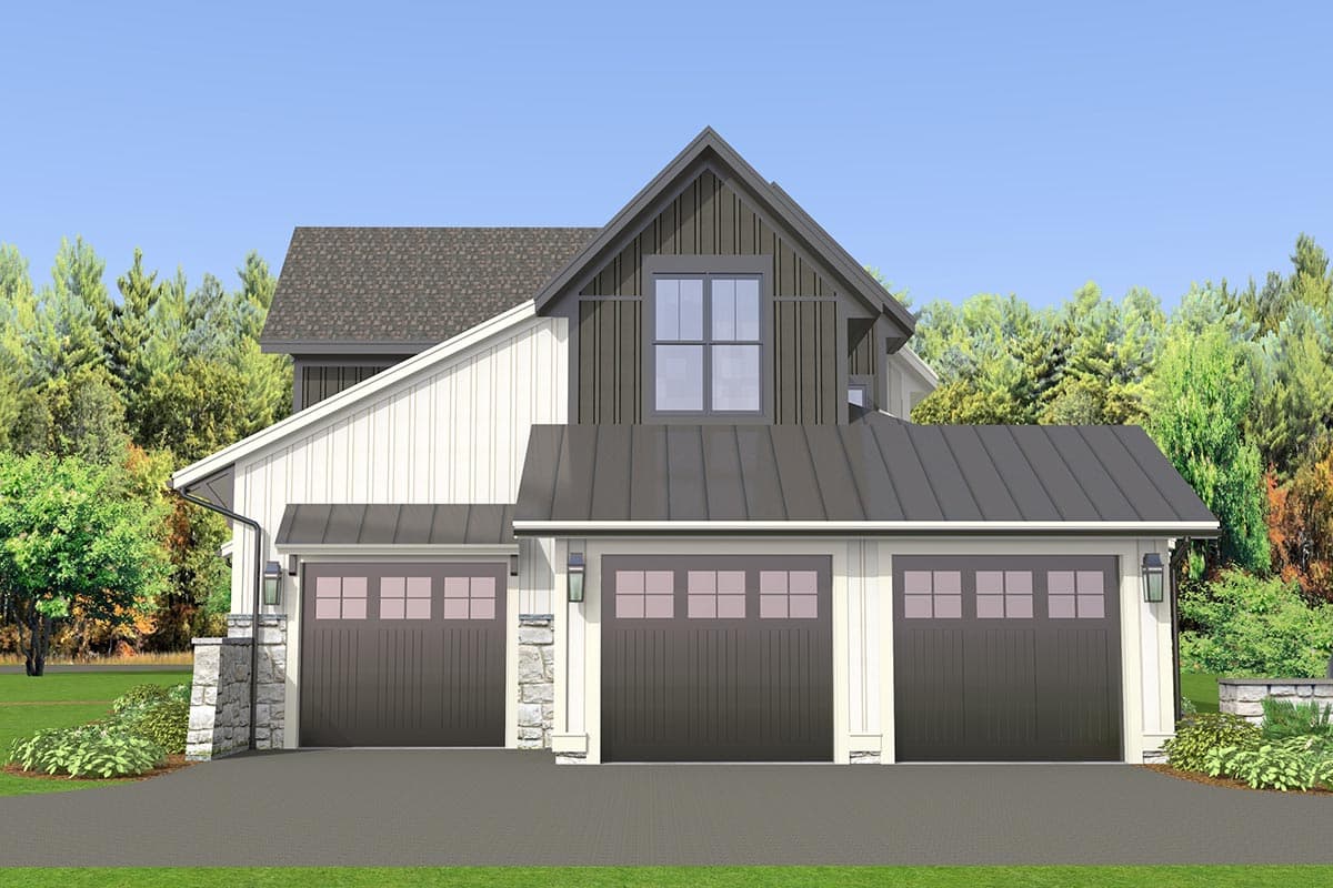 Plan 654016KNA: Option-Filled New American House Plan Under 2600 Square Feet - Image #8 - Country, Craftsman, Farmhouse, Modern Farmhouse, New American