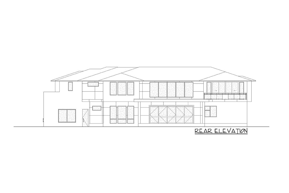 Plan 666175RAF: 2-Story Contemporary Northwest Home Plan with Rooftop Terrace - Image #7 - Contemporary, Modern, Northwest