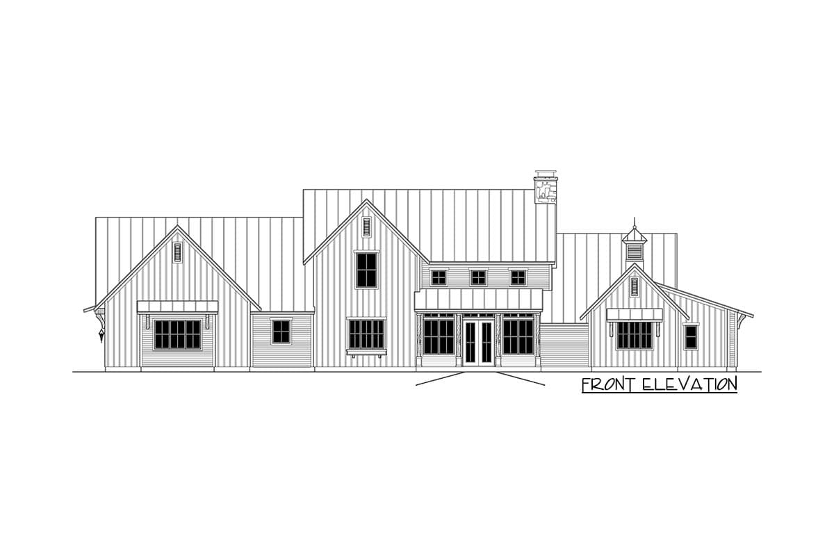 Plan 915050CHP: 3-Bed Modern Farmhouse with Upstairs Game Room - 3156 Sq Ft - Image #10 - Country, Farmhouse, Modern Farmhouse, New American, Traditional