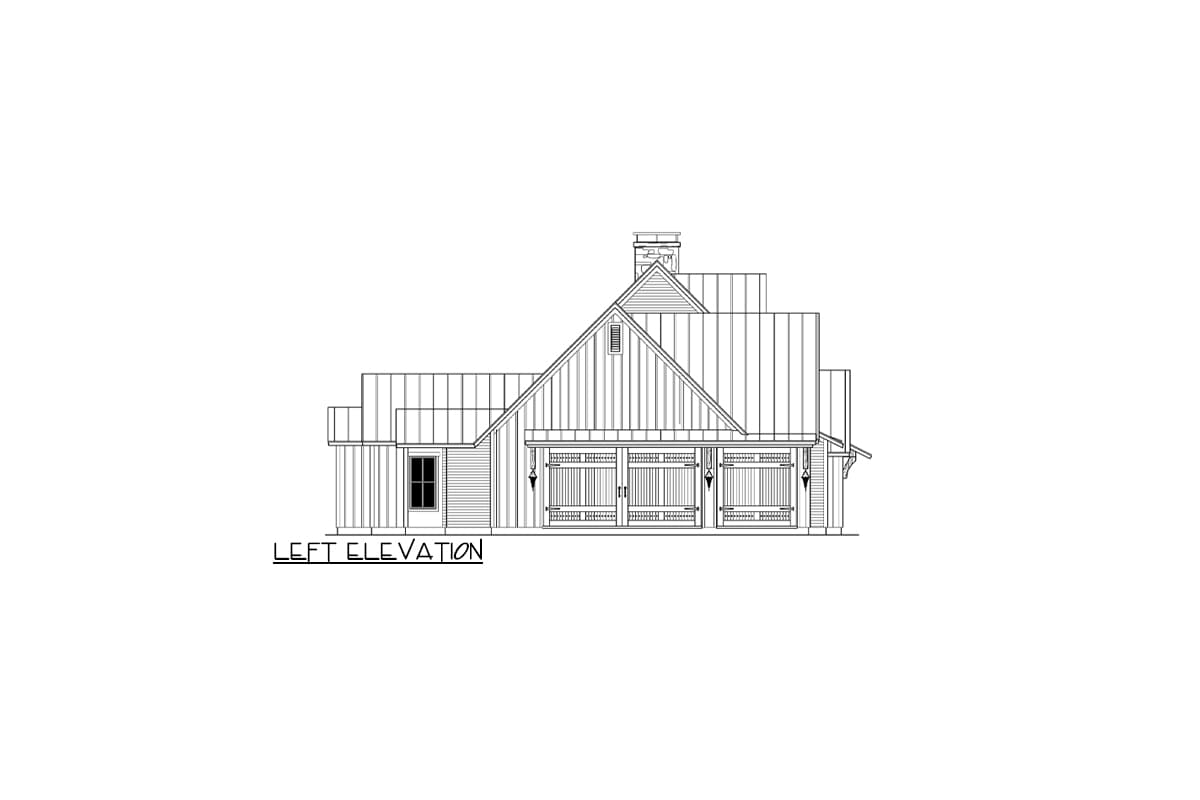 Plan 915050CHP: 3-Bed Modern Farmhouse with Upstairs Game Room - 3156 Sq Ft - Image #11 - Country, Farmhouse, Modern Farmhouse, New American, Traditional