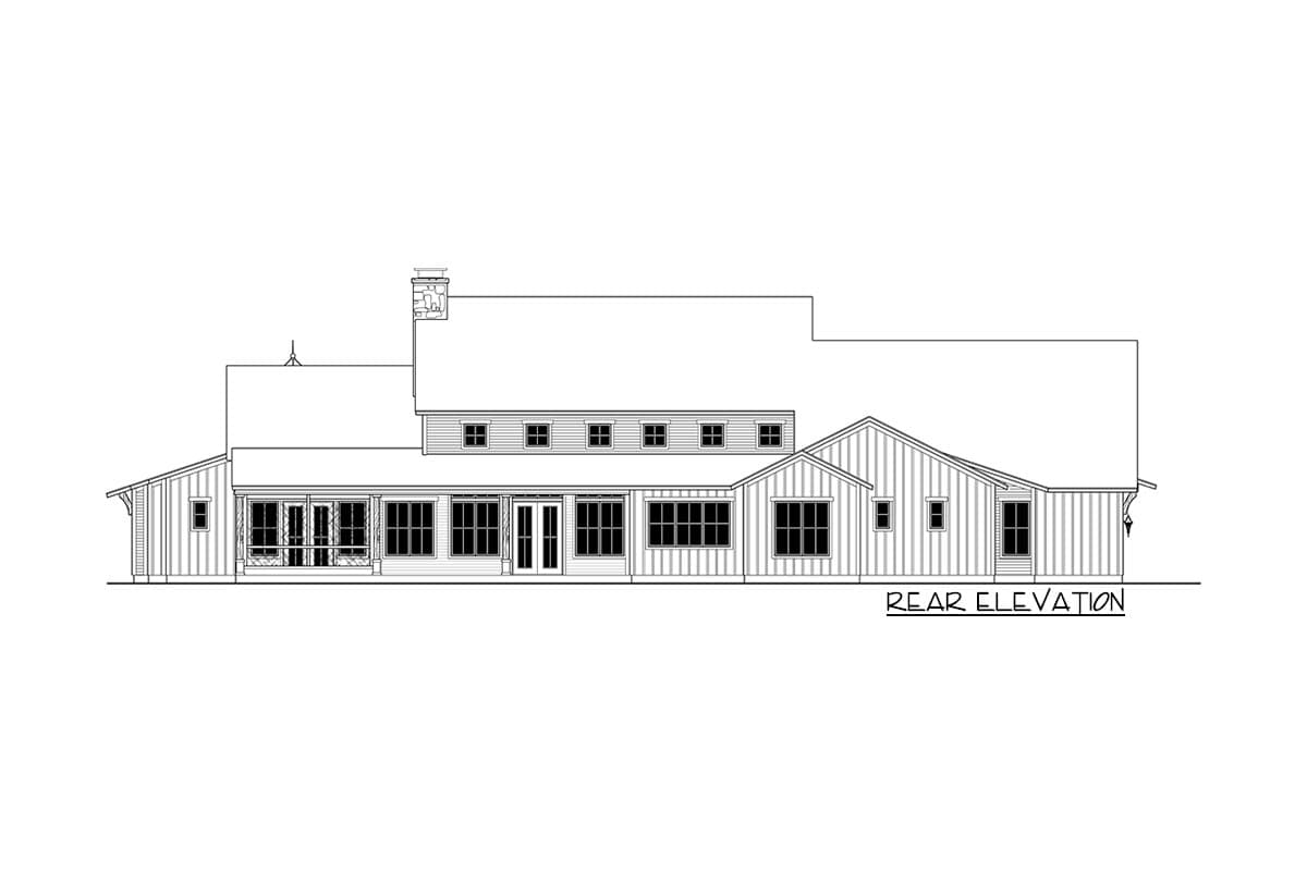 Plan 915050CHP: 3-Bed Modern Farmhouse with Upstairs Game Room - 3156 Sq Ft - Image #12 - Country, Farmhouse, Modern Farmhouse, New American, Traditional
