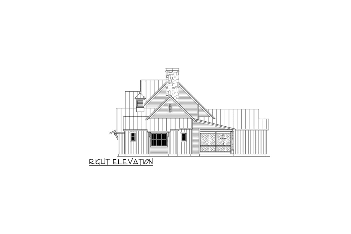 Plan 915050CHP: 3-Bed Modern Farmhouse with Upstairs Game Room - 3156 Sq Ft - Image #13 - Country, Farmhouse, Modern Farmhouse, New American, Traditional
