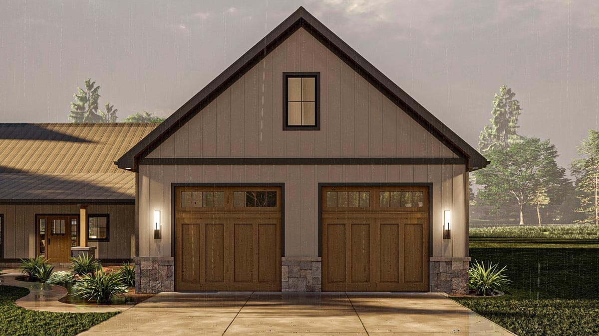 Plan 623116DJ: 1-Story Barndominium House Plan with Safe Room - 2758 Sq Ft - Image #9 - Barndominium, Country, Craftsman, Rustic, Traditional