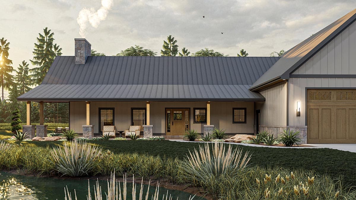 Plan 623116DJ: 1-Story Barndominium House Plan with Safe Room - 2758 Sq Ft - Image #10 - Barndominium, Country, Craftsman, Rustic, Traditional