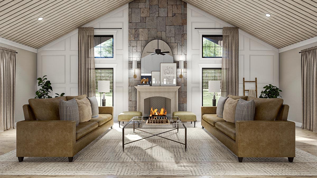 Plan 623116DJ: 1-Story Barndominium House Plan with Safe Room - 2758 Sq Ft - Image #13 - Barndominium, Country, Craftsman, Rustic, Traditional