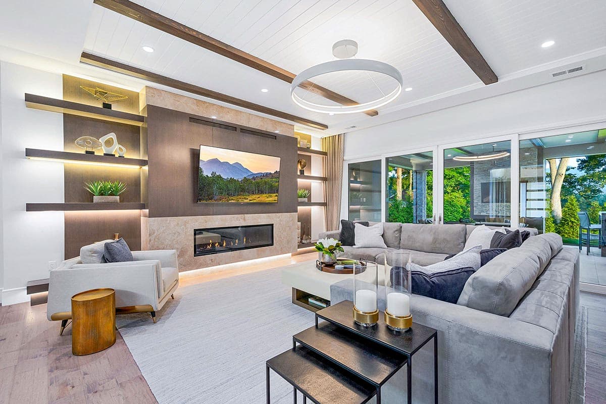 Plan 33245ZR: One-Story Transitional Home Plan with Low-Pitched Hip Roofs - 3114 Sq Ft - Image #8 - Contemporary, European, Mediterranean, New American, Prairie, Ranch, Transitional