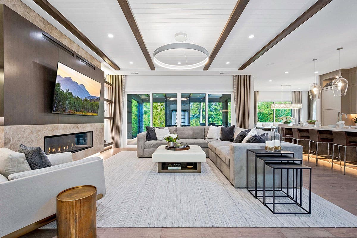 Plan 33245ZR: One-Story Transitional Home Plan with Low-Pitched Hip Roofs - 3114 Sq Ft - Image #10 - Contemporary, European, Mediterranean, New American, Prairie, Ranch, Transitional