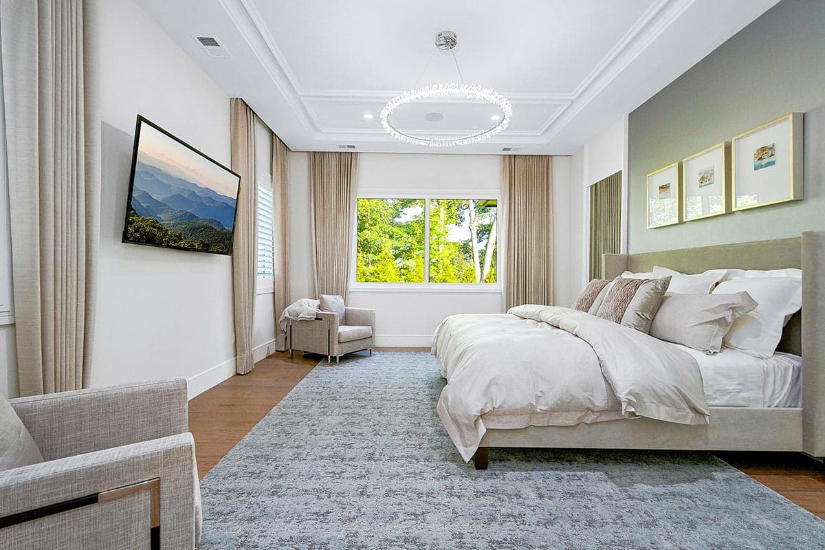 Plan 33245ZR: One-Story Transitional Home Plan with Low-Pitched Hip Roofs - 3114 Sq Ft - Image #13 - Contemporary, European, Mediterranean, New American, Prairie, Ranch, Transitional