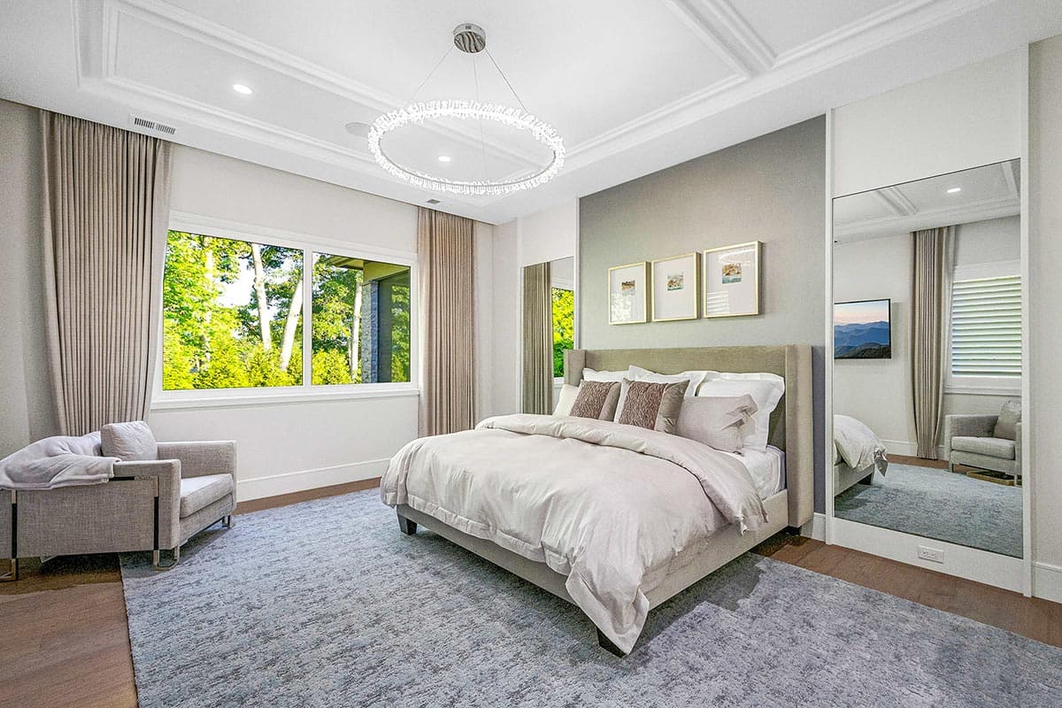 Plan 33245ZR: One-Story Transitional Home Plan with Low-Pitched Hip Roofs - 3114 Sq Ft - Image #29 - Contemporary, European, Mediterranean, New American, Prairie, Ranch, Transitional