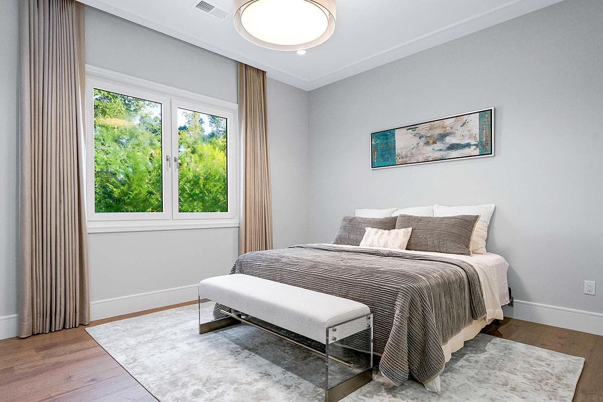 Plan 33245ZR: One-Story Transitional Home Plan with Low-Pitched Hip Roofs - 3114 Sq Ft - Image #11 - Contemporary, European, Mediterranean, New American, Prairie, Ranch, Transitional