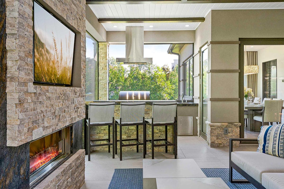 Plan 33245ZR: One-Story Transitional Home Plan with Low-Pitched Hip Roofs - 3114 Sq Ft - Image #31 - Contemporary, European, Mediterranean, New American, Prairie, Ranch, Transitional