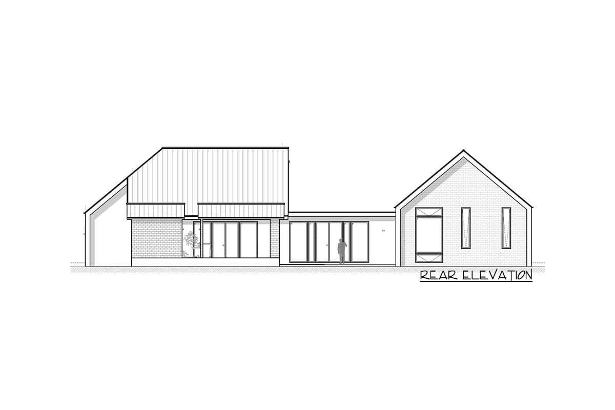 Plan 311033RMZ: 5-Bed Exclusive Modern Home Plan with Two Kitchens and a Pool House - Image #6 - Contemporary, European, Mid Century Modern, Modern, Mountain, Scandinavian, Transitional, Vacation