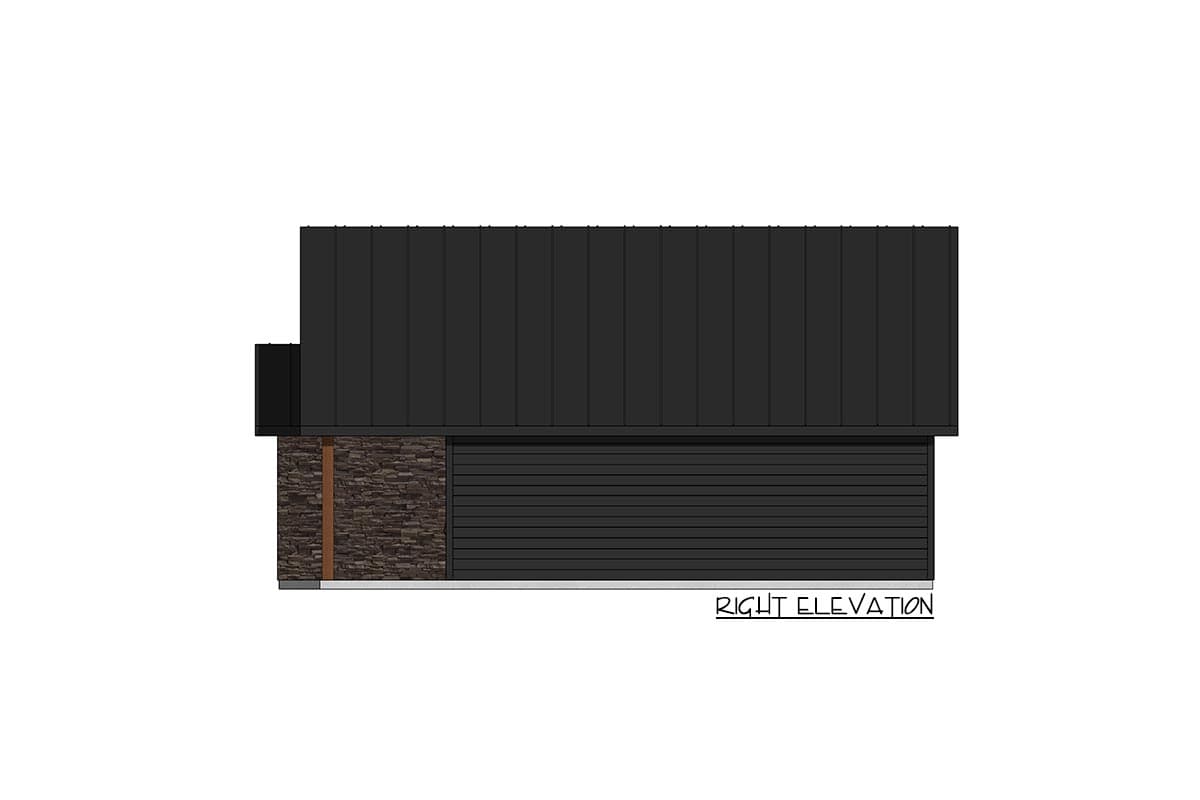 Plan 420048WNT: 1240 Sq Ft Rustic 3 Bedroom New American Ranch with Large Mudroom - Image #5 - Cottage, Craftsman, Mountain, New American, Ranch, Rustic