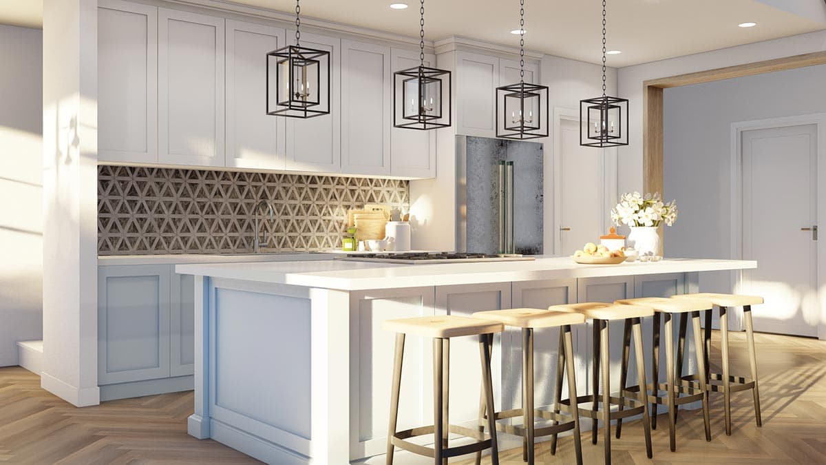 Plan 70781MK: French Country House Plan with Angled 3-car Garage with Game Room Above - Image #19 - European, French Country, Traditional