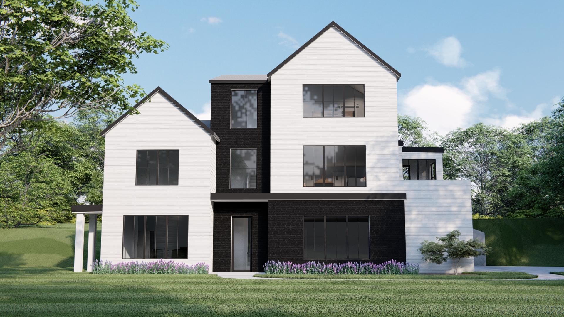 Plan 490038NAH: Transitional Contemporary Home Plan for Sloped Lot - Image #5 - Contemporary, New American, Transitional