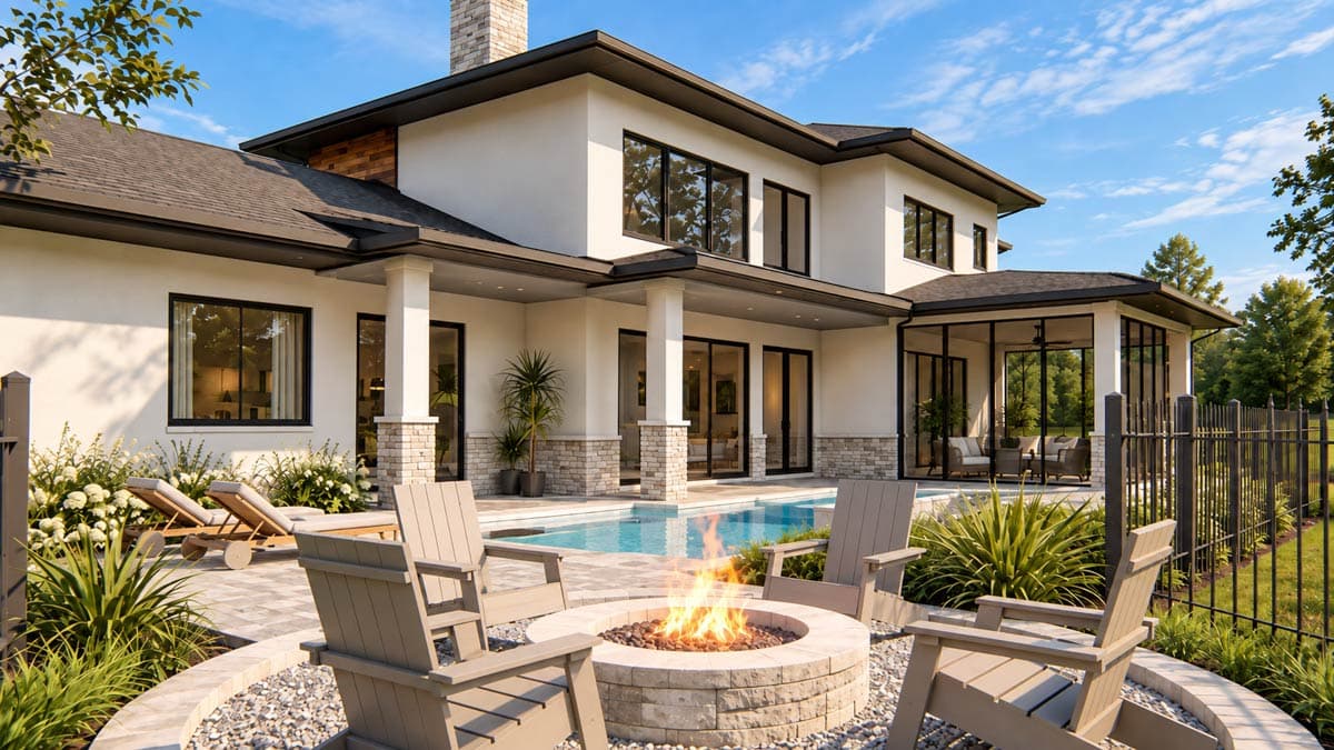 Plan 871022JEN: 2-story Modern Home Plan with 3 Half Baths and Bonus Expansion - Image #5 - Contemporary, Modern, Northwest, Prairie, Transitional