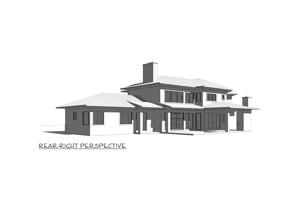 Plan 871022JEN: 2-story Modern Home Plan with 3 Half Baths and Bonus Expansion - Image #14 - Contemporary, Modern, Northwest, Prairie, Transitional