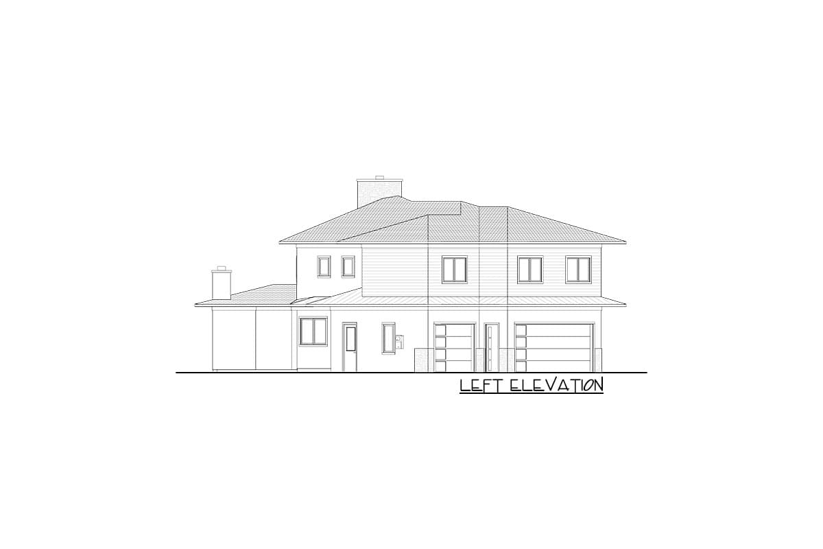 Plan 871022JEN: 2-story Modern Home Plan with 3 Half Baths and Bonus Expansion - Image #17 - Contemporary, Modern, Northwest, Prairie, Transitional