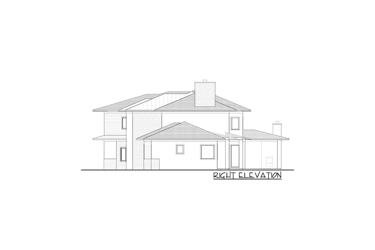Plan 871022JEN: 2-story Modern Home Plan with 3 Half Baths and Bonus Expansion - Image #19 - Contemporary, Modern, Northwest, Prairie, Transitional