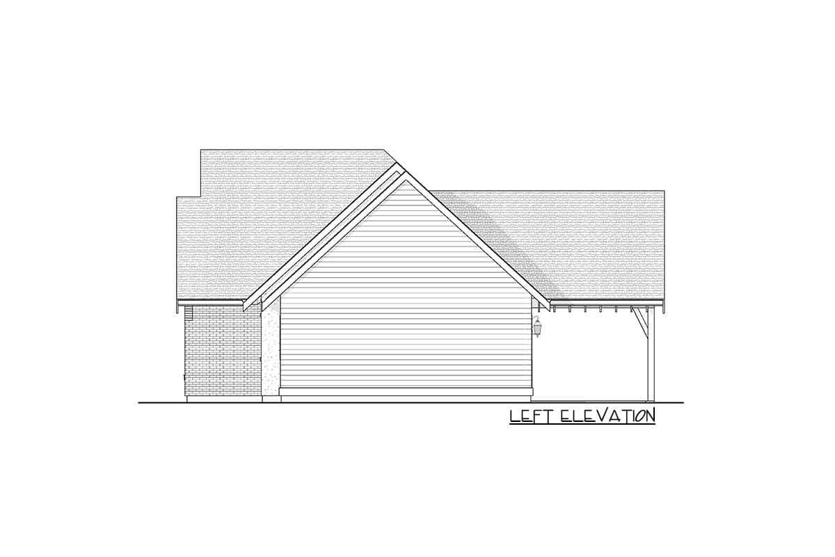 Plan 270060AF: Contemporary European Home Plan with Vaulted Ceiling and Split Bedrooms - 1244 Sq Ft - Image #5 - Contemporary, Cottage, Country, European, Traditional, Transitional