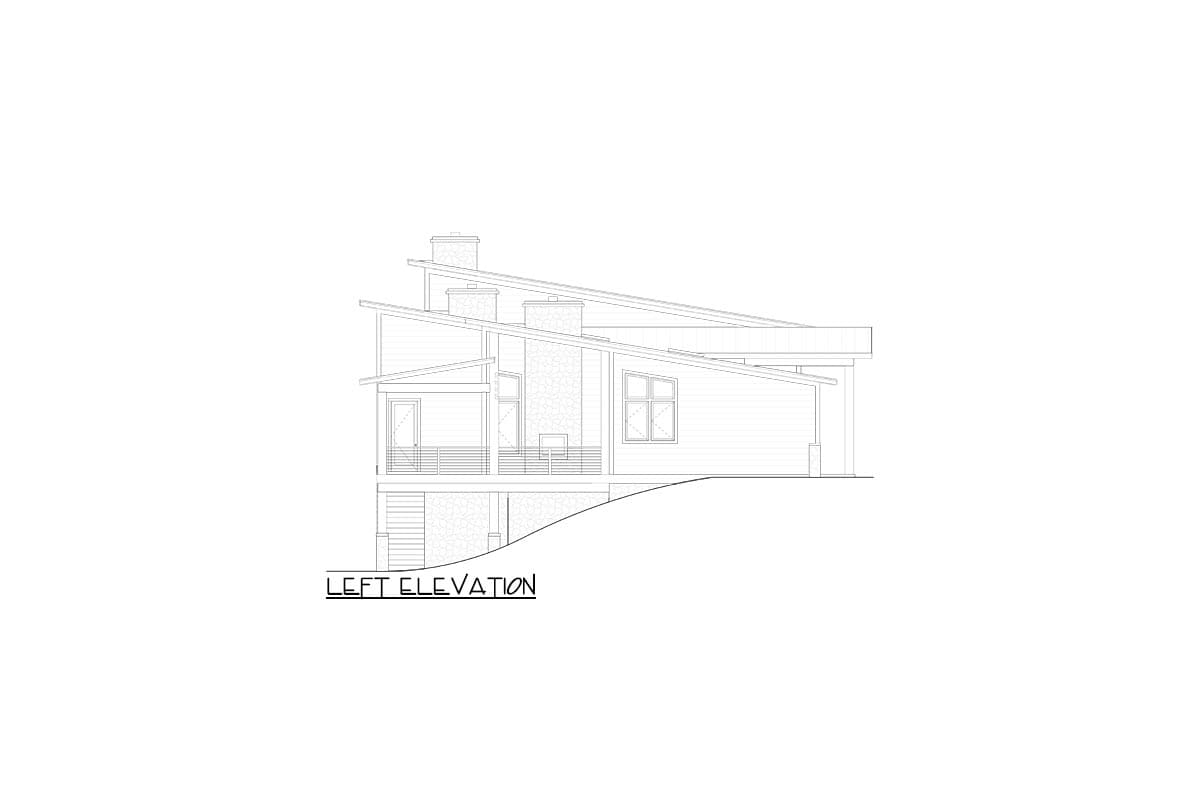 Plan 871023JEN: Pacific Northwest Contemporary-style home with 2 Master Suites and an Elevator - Image #17 - Mid Century Modern, Modern, Northwest, Transitional