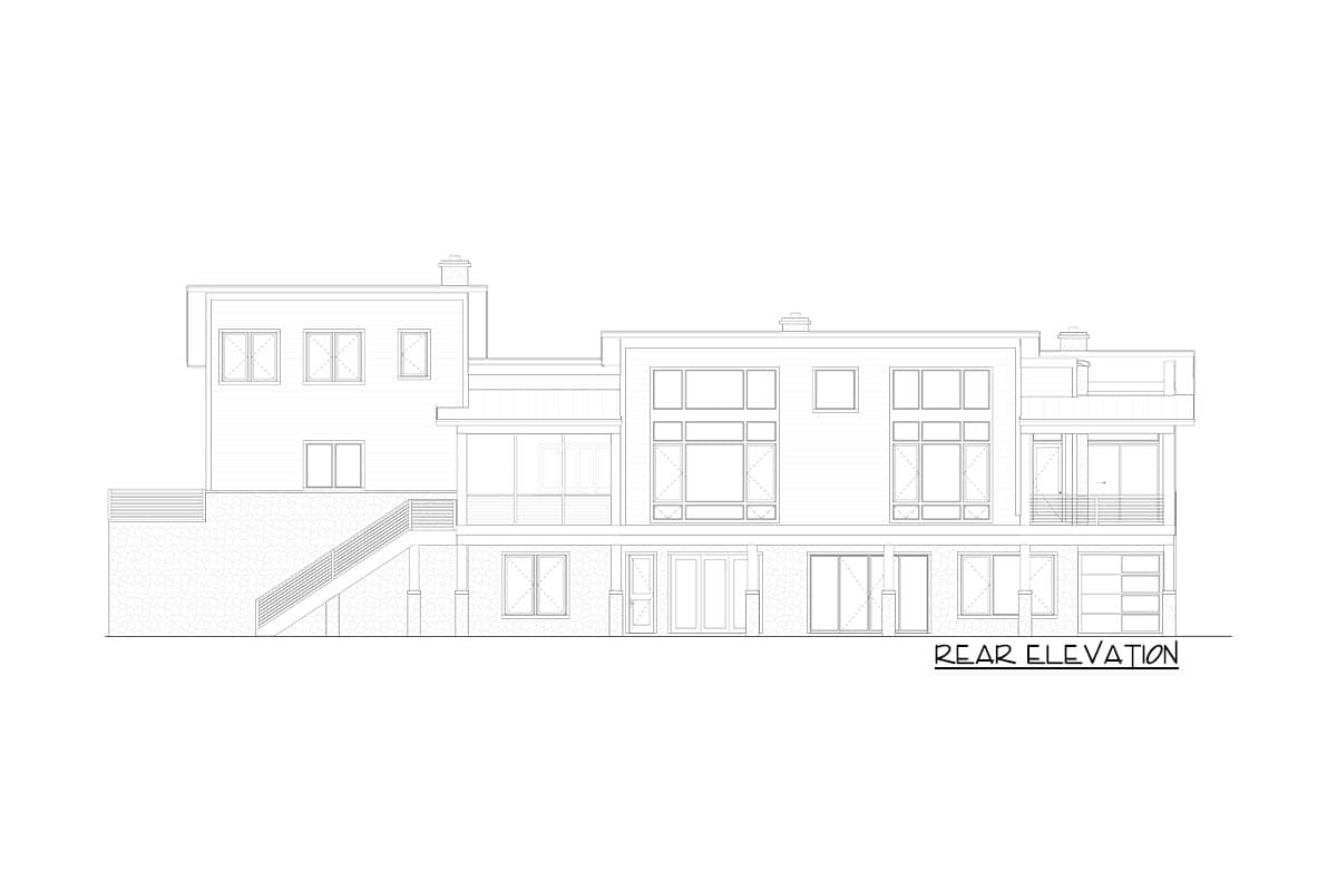 Plan 871023JEN: Pacific Northwest Contemporary-style home with 2 Master Suites and an Elevator - Image #18 - Mid Century Modern, Modern, Northwest, Transitional